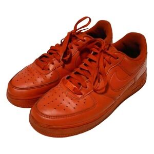 Nike Air Force 1 Mens Size 8.5 Low Triple Red Athletic Shoes Sneakers CW6999-600